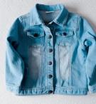 Riflová dievčenská bunda 1/2