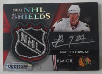 Upper Deck Marian GABORIK Martin HAVLAT The CUP 2007-8 DUAL NHL SHIELDS Autorgra