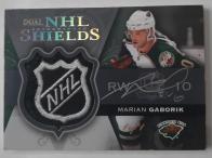 Upper Deck Marian GABORIK Martin HAVLAT The CUP 2007-8 DUAL NHL SHIELDS Autorgra (3/3)