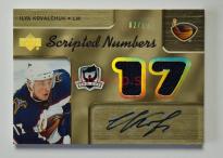 2005-06 Upper Deck The Cup Scripted Numbers Dual #DSN-KH Ilya Kovalchuk / Marián