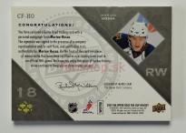 2007-08 Upper Deck The Cup Foundation Jerseys Autograph #CF-HO Marián Hossa SN 0 1/2