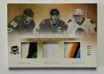 2009-10 Upper Deck The Cup Trios Patches #CT-HTK Hossa / Kane / Toews SN 01/10 (3/2)