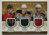 2007-08 Upper Deck Artifacs Tundra Trios Red #T3-DGK Demitra/Gáborík/Koivu SN 07 (3/2)