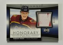 2005-06 Upper Deck Trilogy Honorary Patches #HP-HO Marián Hossa SN 02/10 (3/2)