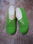 Háčkované papučky 46 (3/2)