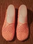 Háčkované papučky 23 1/2