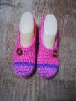 Háčkované papučky 50 1/2