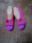 Háčkované papučky 50 (3/2)