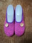 Háčkované papučky 52 1/2