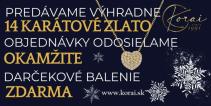 Skvelé zľavy na zlaté šperky zo 14k zlata Korai (3/2)