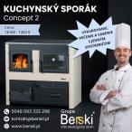Sporák s vodným plášťom Concept 2 - 18 kW
