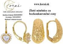 Zlaté náušnice Korai 1/4