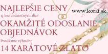 Zlaté kravatové spony a brošne Korai (4/4)