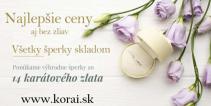 Zľavy na zlaté šperky zo 14k zlata Korai (4/3)
